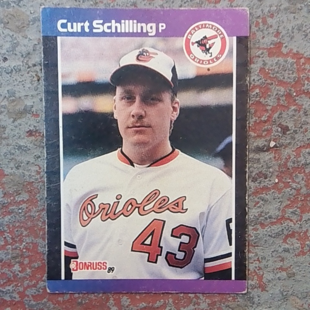 Official MLB Curtis M. Schilling Baseball Card